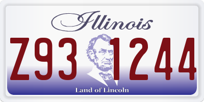 IL license plate Z931244