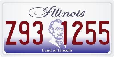 IL license plate Z931255