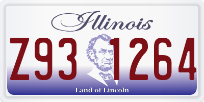IL license plate Z931264