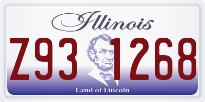 IL license plate Z931268