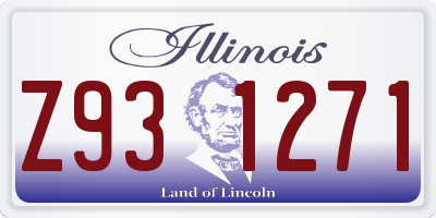 IL license plate Z931271
