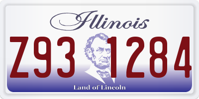 IL license plate Z931284