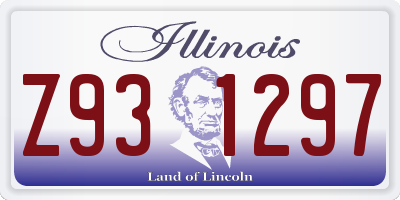 IL license plate Z931297