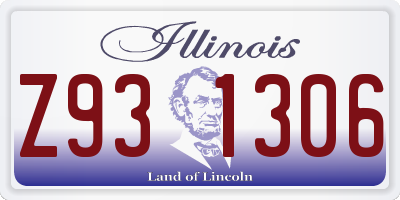 IL license plate Z931306