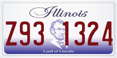 IL license plate Z931324