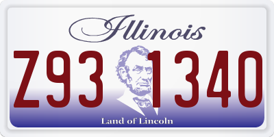 IL license plate Z931340