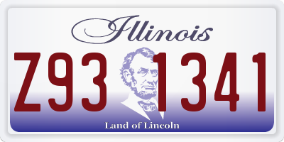 IL license plate Z931341