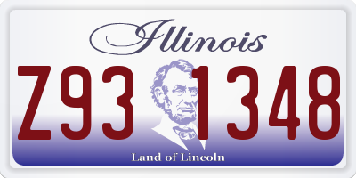 IL license plate Z931348