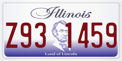 IL license plate Z931459