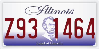 IL license plate Z931464