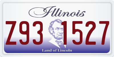 IL license plate Z931527