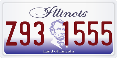 IL license plate Z931555