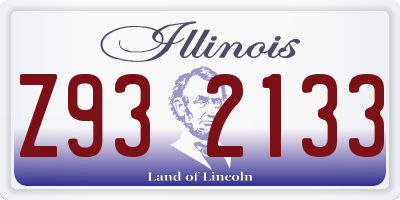 IL license plate Z932133