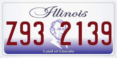 IL license plate Z932139
