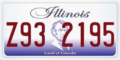 IL license plate Z932195