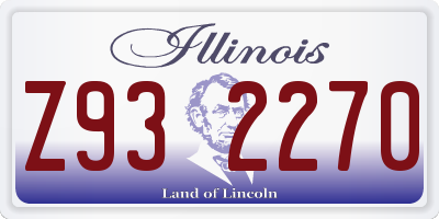 IL license plate Z932270