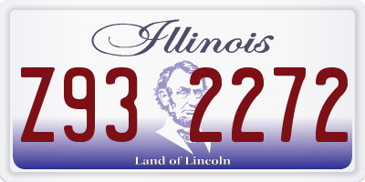 IL license plate Z932272