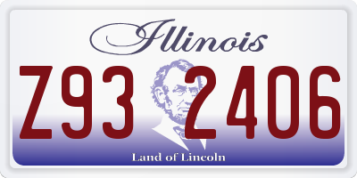 IL license plate Z932406