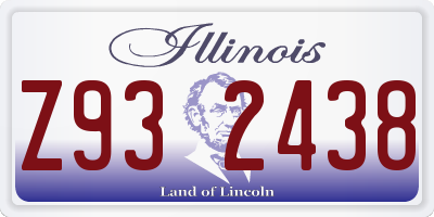 IL license plate Z932438