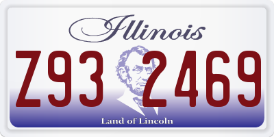 IL license plate Z932469