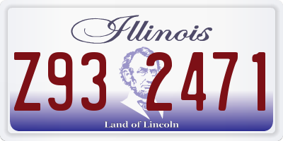 IL license plate Z932471
