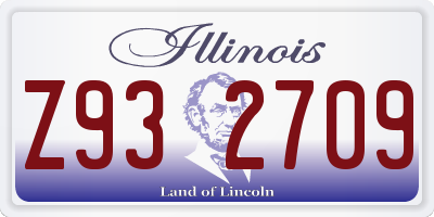 IL license plate Z932709