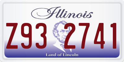 IL license plate Z932741