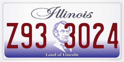 IL license plate Z933024