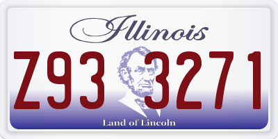 IL license plate Z933271