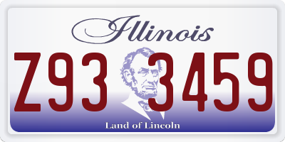 IL license plate Z933459