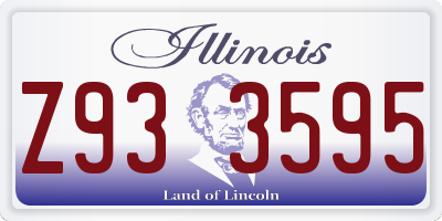 IL license plate Z933595