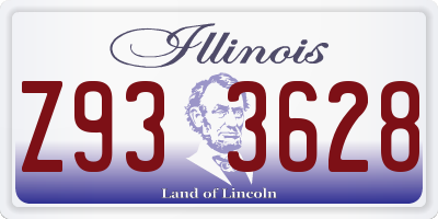 IL license plate Z933628