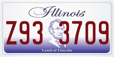 IL license plate Z933709