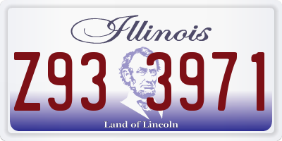 IL license plate Z933971