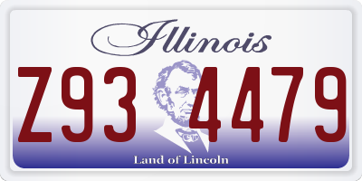 IL license plate Z934479