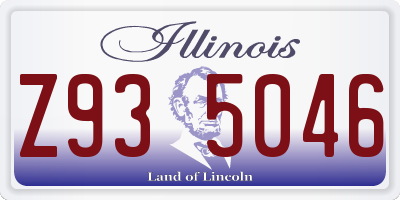 IL license plate Z935046