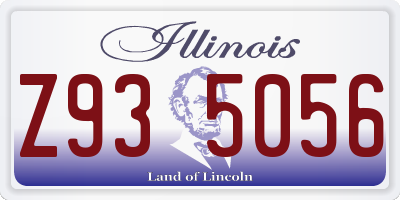IL license plate Z935056