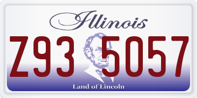 IL license plate Z935057