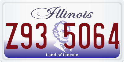 IL license plate Z935064