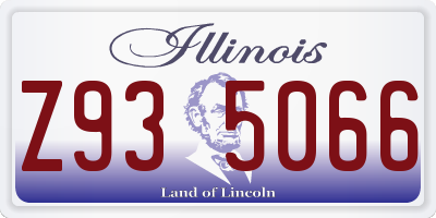IL license plate Z935066