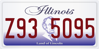 IL license plate Z935095