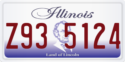 IL license plate Z935124