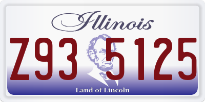IL license plate Z935125