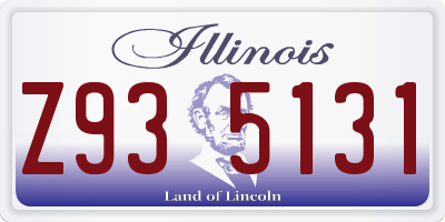 IL license plate Z935131