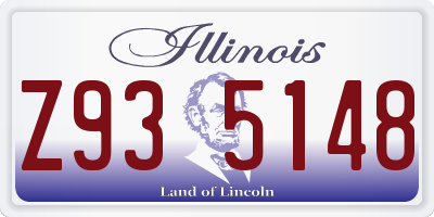 IL license plate Z935148