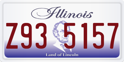 IL license plate Z935157