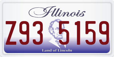 IL license plate Z935159