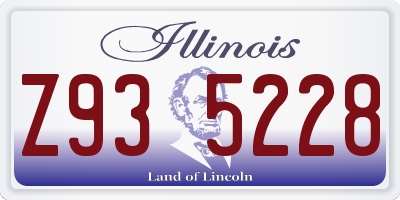 IL license plate Z935228