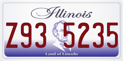 IL license plate Z935235