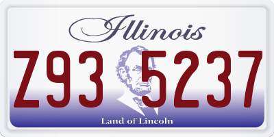 IL license plate Z935237